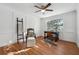 Bright bedroom with hardwood floors and double door closets at 6851 Roswell Rd # N-20, Sandy Springs, GA 30328