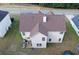 Aerial view showing house and backyard at 240 Creekview Blvd, Covington, GA 30016