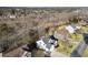 Aerial view of house and surrounding neighborhood, showcasing a tree-lined street and tranquil setting at 9776 Spyglass Dr, Villa Rica, GA 30180