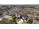 Aerial view of a house and neighborhood, highlighting its location and proximity to other homes at 9776 Spyglass Dr, Villa Rica, GA 30180