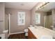 Bathroom with double vanity, toilet and shower at 202 Greentree Trl, Temple, GA 30179