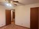 Spacious bedroom with wood floors and double closets at 4890 Prince Se Rd, Smyrna, GA 30082