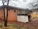 Back of house showing deck and storage area at 4890 Prince Se Rd, Smyrna, GA 30082
