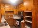 Kitchen with wood cabinets and appliances at 4890 Prince Se Rd, Smyrna, GA 30082