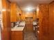 Kitchen with wood cabinets and neutral countertops at 4890 Prince Se Rd, Smyrna, GA 30082