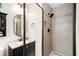 Clean bathroom with a large shower and modern fixtures at 219 Valerie Cir, Hiram, GA 30141