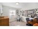 Bright home office with built-in desk and ample natural light at 219 Valerie Cir, Hiram, GA 30141