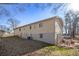 Side view of a ranch house with a small patio at 219 Valerie Cir, Hiram, GA 30141