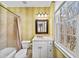 Simple bathroom with shower/tub combo and vanity at 3173 Woodrow Ne Way, Brookhaven, GA 30319