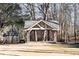 Lakeside gazebo with picnic tables at 3173 Woodrow Ne Way, Brookhaven, GA 30319