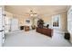 Bright home office with built-in shelving and desk at 3173 Woodrow Ne Way, Brookhaven, GA 30319