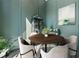 Bright dining room with round table and four chairs, surrounded by plants at 1544 Bullard Rd, Powder Springs, GA 30127