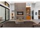 Living area features a built-in fireplace and shelving at 1544 Bullard Rd, Powder Springs, GA 30127