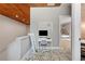 Small home office with a computer and desk, near a bedroom at 1544 Bullard Rd, Powder Springs, GA 30127