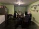 Finished basement with dining area and kitchenette at 1077 Balvaird Dr, Lawrenceville, GA 30045