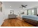 Bright bedroom featuring hardwood floors and ample closet space at 1302 Ladd St, Atlanta, GA 30310