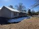 Ranch home with snow-covered roof and yard at 3295 Highway 138 Ne, Conyers, GA 30013