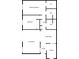 Detailed floor plan showcasing the layout of the home, including bedrooms, living areas, and kitchen at 6851 Roswell Rd # J1, Atlanta, GA 30328