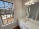 Clean bathroom with a single sink and shower/tub combo at 85 Kristen Pl, Covington, GA 30016