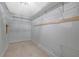 Walk-in closet has custom wire shelving and is ready to be organized for maximum storage at 148 Shady View Pl, Lawrenceville, GA 30044
