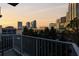 Relaxing balcony view of the city skyline at 250 Pharr Ne Rd # 607, Atlanta, GA 30305