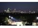 Breathtaking view of the Atlanta skyline from the property near local sports field at night at 250 Pharr Ne Rd # 607, Atlanta, GA 30305