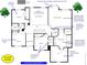 Upstairs floor plan with ensuite baths, walk-in closets, and a laundry room with pocket door at 322 Berkshire Trce, Canton, GA 30115