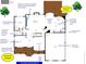 Detailed floor plan showing layout with a 3 car garage and hot tub included at 322 Berkshire Trce, Canton, GA 30115