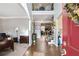 Welcoming foyer with hardwood floors, high ceilings, and an open view of the home's interior at 322 Berkshire Trce, Canton, GA 30115