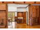 Spacious dining room with hardwood floors and view of backyard at 1790 Garraux Nw Rd, Atlanta, GA 30327