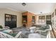 Outdoor oasis with brick fireplace, seating area and screened enclosure at 1790 Garraux Nw Rd, Atlanta, GA 30327