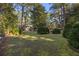 Spacious backyard with green grass and mature trees at 1790 Garraux Nw Rd, Atlanta, GA 30327