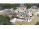 Aerial view of house and neighborhood, covered in snow at 1731 Panorama Dr, Locust Grove, GA 30248