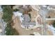 House with large lot and circular driveway, aerial view at 1731 Panorama Dr, Locust Grove, GA 30248