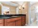 Bathroom features granite countertop and a bathtub at 1731 Panorama Dr, Locust Grove, GA 30248