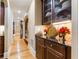 Stunning hallway with hardwood floors and built-in cabinetry at 1731 Panorama Dr, Locust Grove, GA 30248