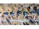 Bird's-eye view of a residential neighborhood at 540 Flint Ridge Ct, Jonesboro, GA 30238