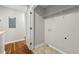 Laundry room featuring tile floors, shelving and utility connections at 5615 Strathmoor Mnr, Lithonia, GA 30058