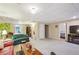 Finished basement featuring a large living space, perfect for entertaining at 2505 Ridgehurst Dr, Buford, GA 30518