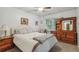 Cozy basement bedroom with a comfortable bed and plenty of closet space at 2505 Ridgehurst Dr, Buford, GA 30518