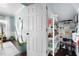 Walk-in pantry with organized shelving for ample storage at 42 Millstone Gln, Dallas, GA 30157