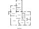 1486 sq ft floor plan, 3 bed, 2 bath home at 2848 Baker Ridge Nw Dr, Atlanta, GA 30318