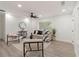 Modern living room with hardwood floors and ceiling fan at 1167 Key Se Rd, Atlanta, GA 30316