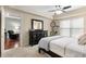 Main bedroom with walk-in closet and ceiling fan at 200 River Vista Dr # 330, Atlanta, GA 30339