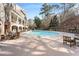 Resort-style pool with lounge chairs at 200 River Vista Dr # 330, Atlanta, GA 30339