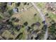 Overhead view of the property and surrounding land at 10170 Cedar Grove Rd, Chattahoochee Hills, GA 30213