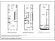 Three-story floor plan showcasing a spacious layout with multiple bedrooms, living areas, and bathrooms at 1095 Tucker Ave # 501, Atlanta, GA 30310