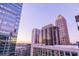 Stunning city skyline view at sunset at 40 12Th Ne St # 1701, Atlanta, GA 30309