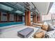Upscale swimming pool with comfortable seating area and clear division for swimming lanes at 40 12Th Ne St # 1701, Atlanta, GA 30309