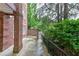 Brick patio with access to a private, fenced-in area at 1735 Peachtree Ne St # 129, Atlanta, GA 30309